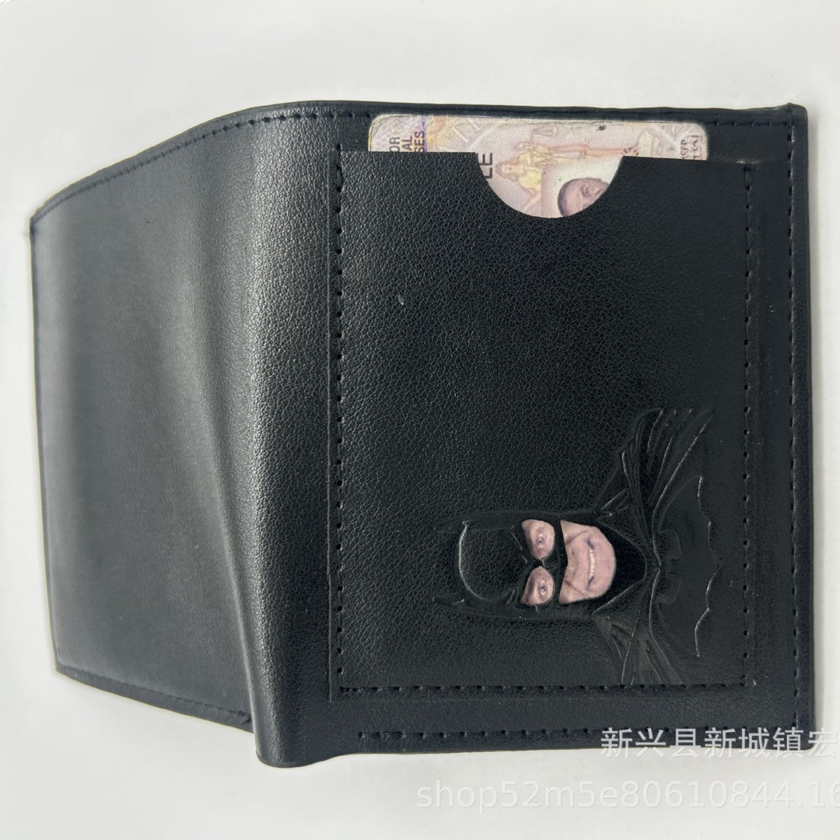 Multi-functional Batman Wallet Men's New Style Factory Direct Sale Business Casual Dual-Use Retro Marvel Multi-pocket Wallet