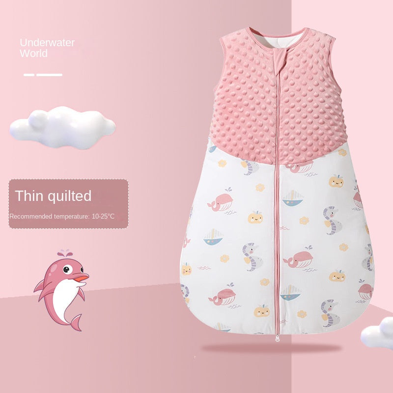 Spring and Autumn Baby Cotton Anti-Startle Newborn Vest A-Class Infant Sleep Bag