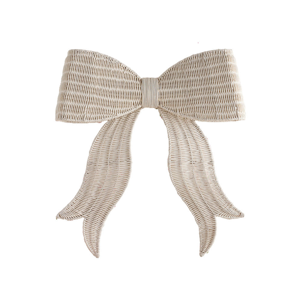 Nordic Rattan Butterfly Decorative Hanging Ornament, Handmade Woven Rattan, Cute Decoration for Princess Queen Cottage