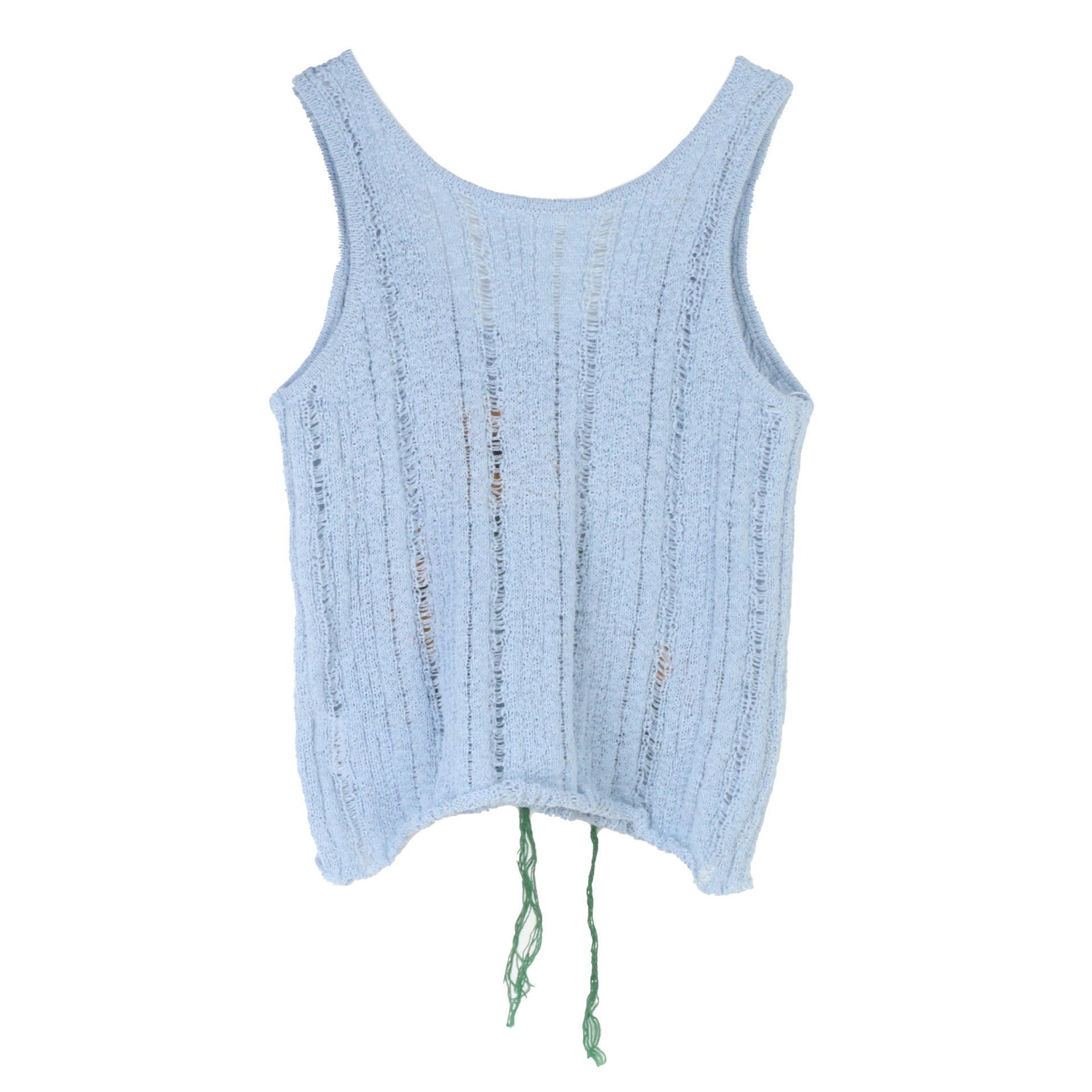 Sleeveless round neck top