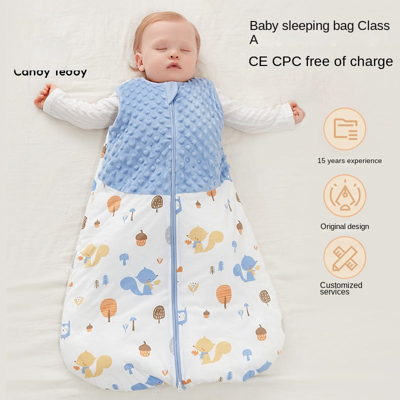 Spring and Autumn Baby Cotton Anti-Startle Newborn Vest A-Class Infant Sleep Bag