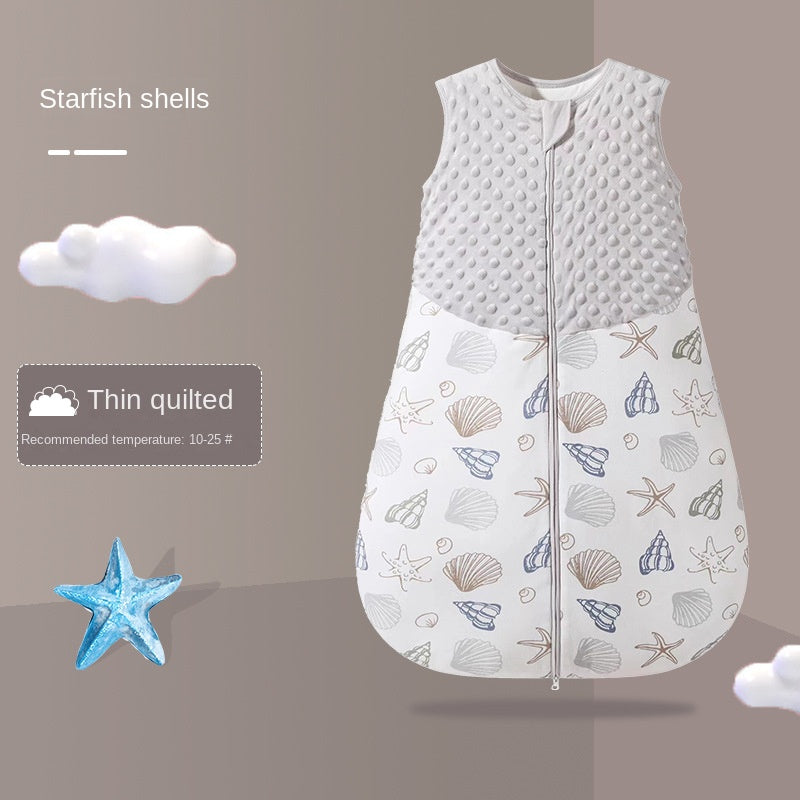 Spring and Autumn Baby Cotton Anti-Startle Newborn Vest A-Class Infant Sleep Bag