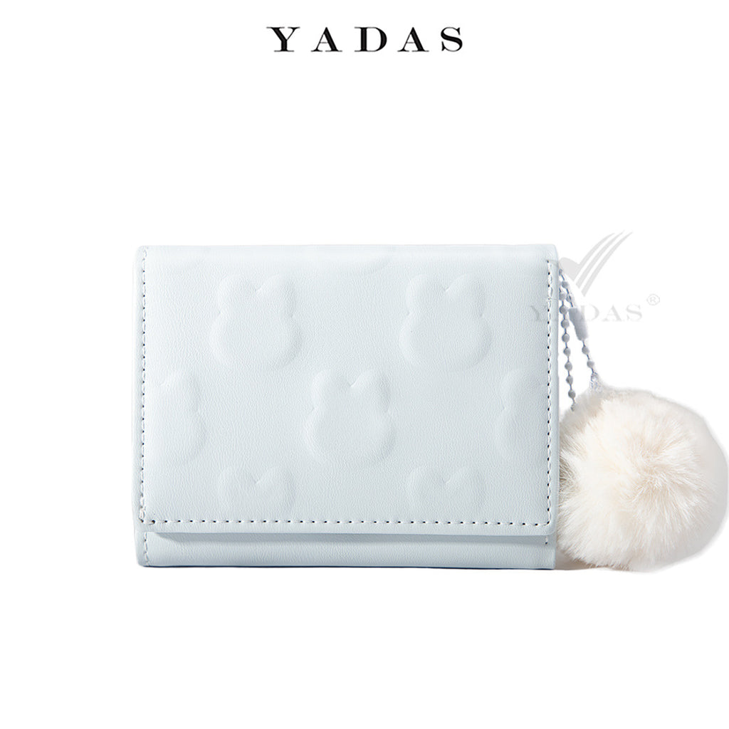 Women's Small Wallet Wholesale Rabbit Embossed PU Compact Coin Purse Wallet