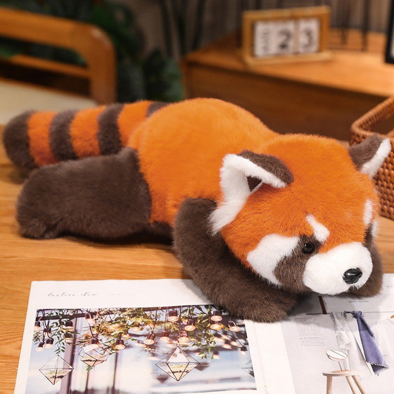 New Simulation Raccoon Plush Toy Animal Doll Small Raccoon Stuffed Animal Pillow Birthday Gift Wholesale