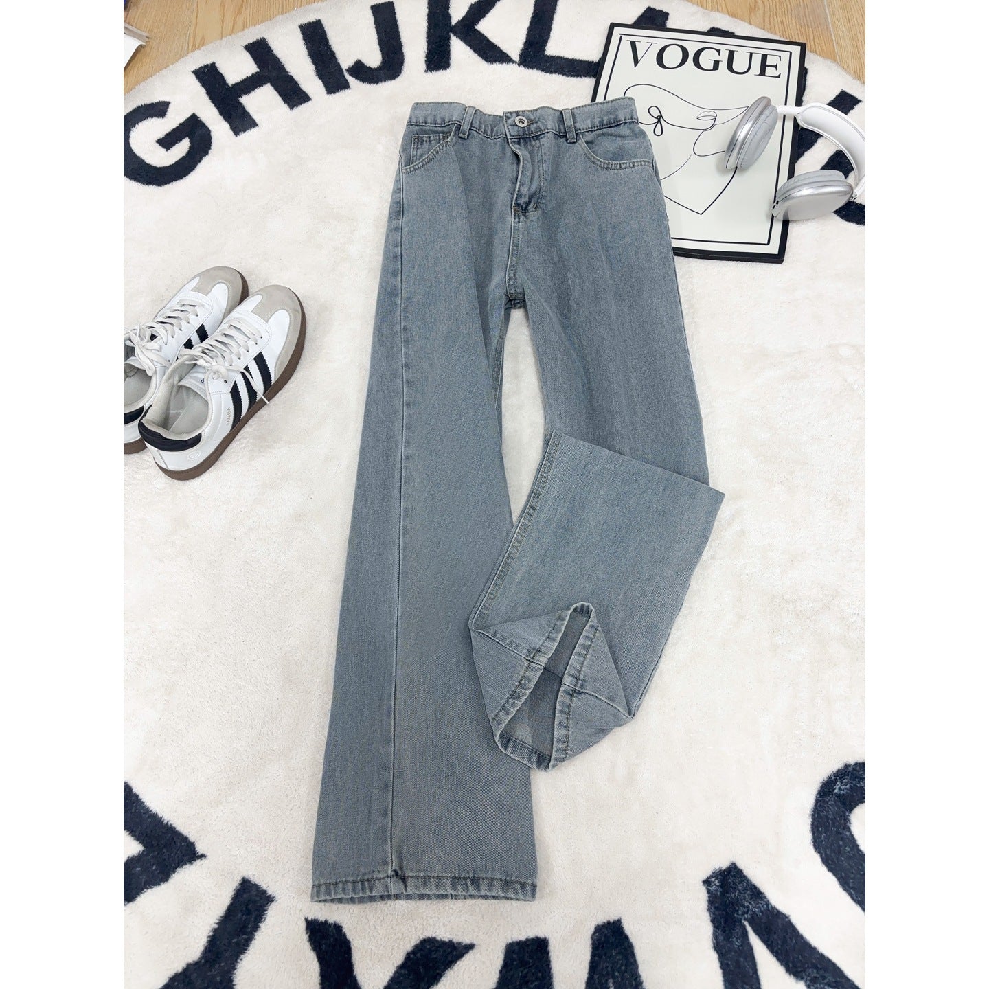 Denim Pants for Men, High-Street Vibe, Stretch Slim Fit, Tapered Straight Leg Pants
