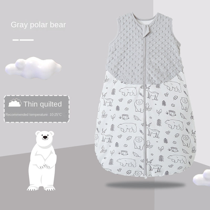 Spring and Autumn Baby Cotton Anti-Startle Newborn Vest A-Class Infant Sleep Bag