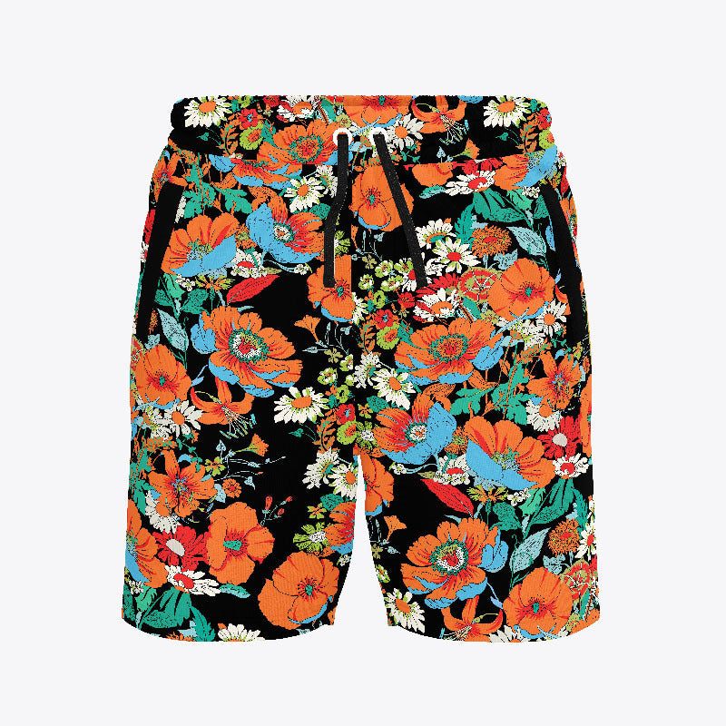 Casual Loose Plus Size Men's Beach Shorts Quick-Dry Five-Point Shorts forBeach Vacation