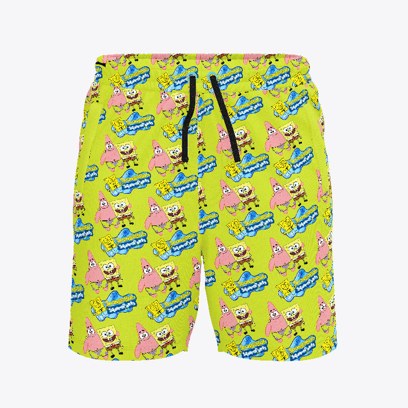 Casual Loose Plus Size Men's Beach Shorts Quick-Dry Five-Point Shorts forBeach Vacation