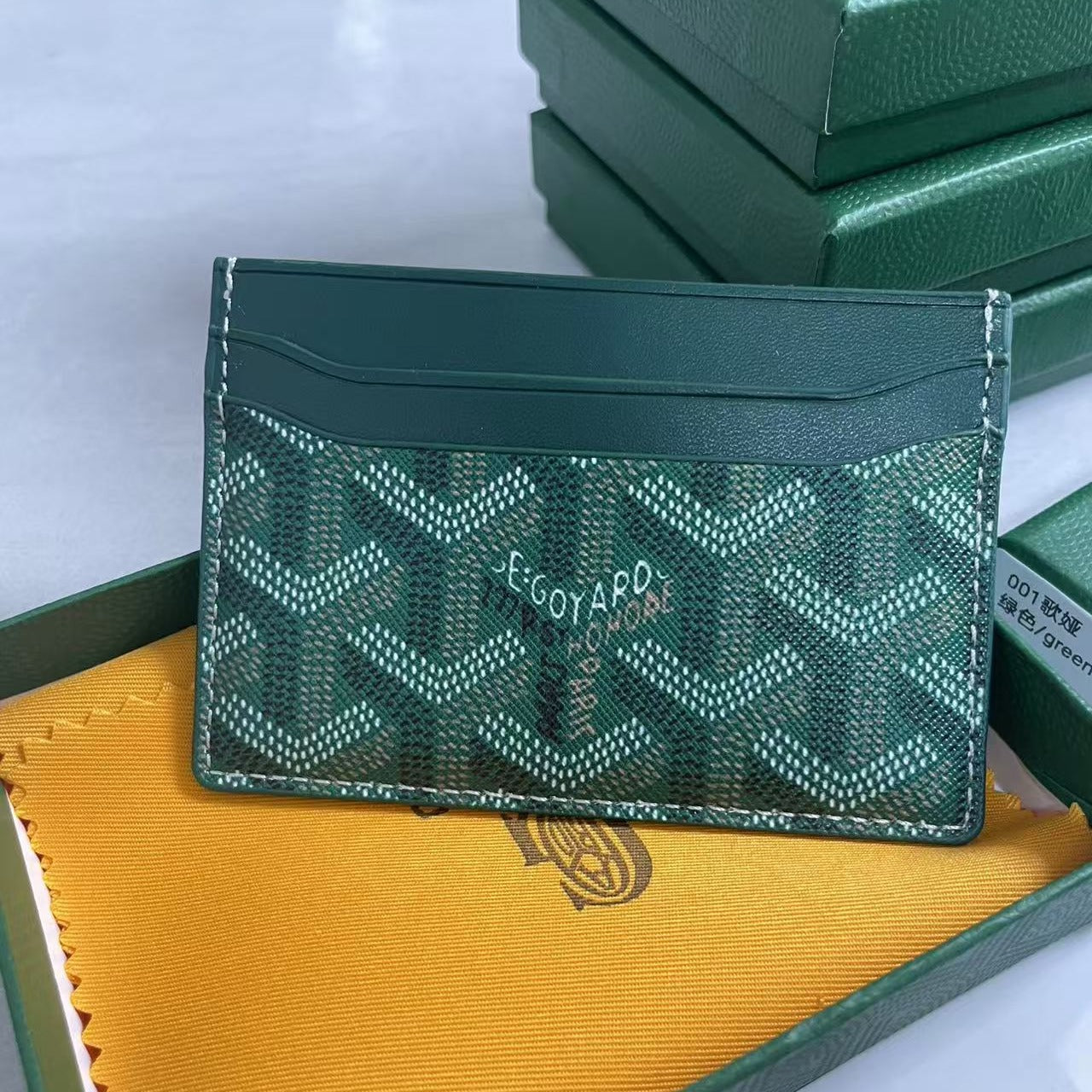 Goyard Fashion Card Holder for Men and Women, Multi-functional Wallet with Card and ID Slots, Casual Everyday Compact Card Case