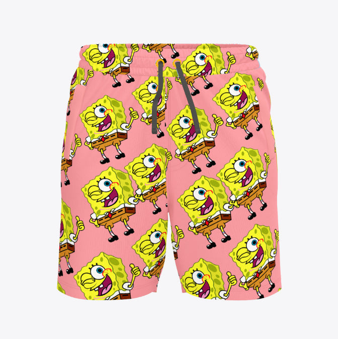 Casual Loose Plus Size Men's Beach Shorts Quick-Dry Five-Point Shorts forBeach Vacation