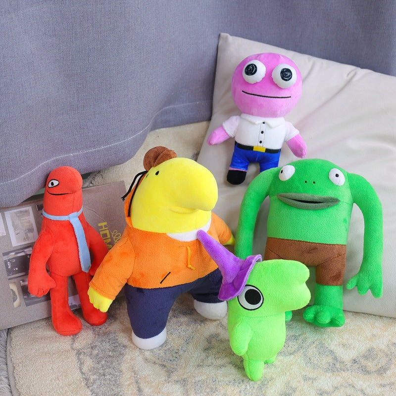 Smiling friends peripheral dolls Mr. Frog plush toys