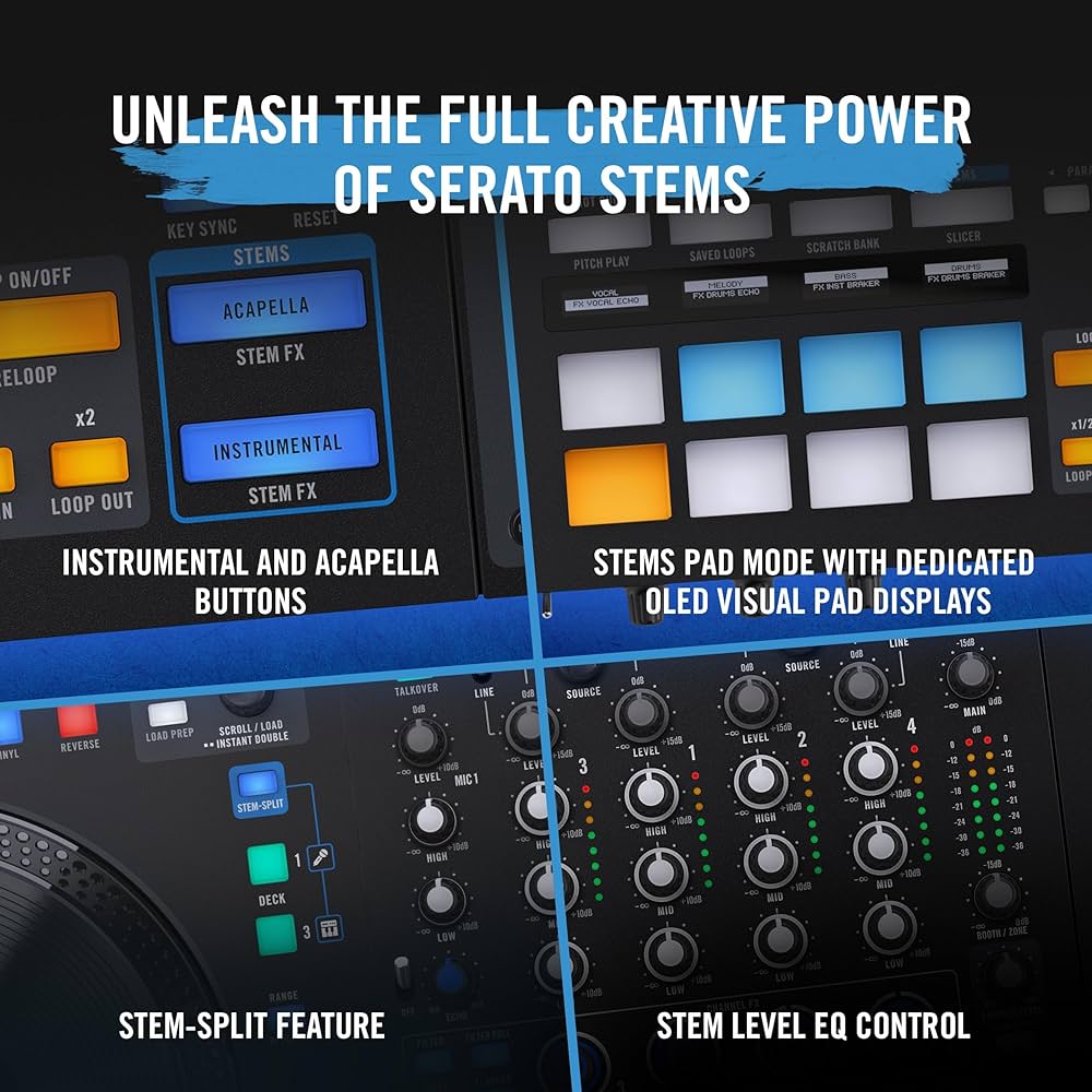 RANE FOUR Stems DJ Controller