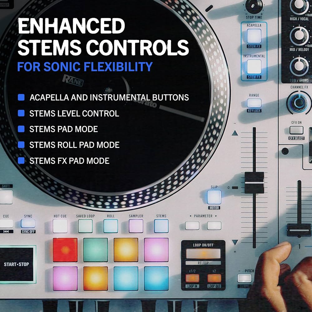 Rane ONE MKII Professional 2 Channel Stems Motorized DJ Controller